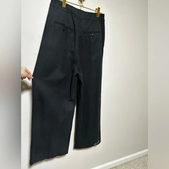 🆕 Madewell The Harlow Wide-Leg Pant Black - Picture 11 of 11